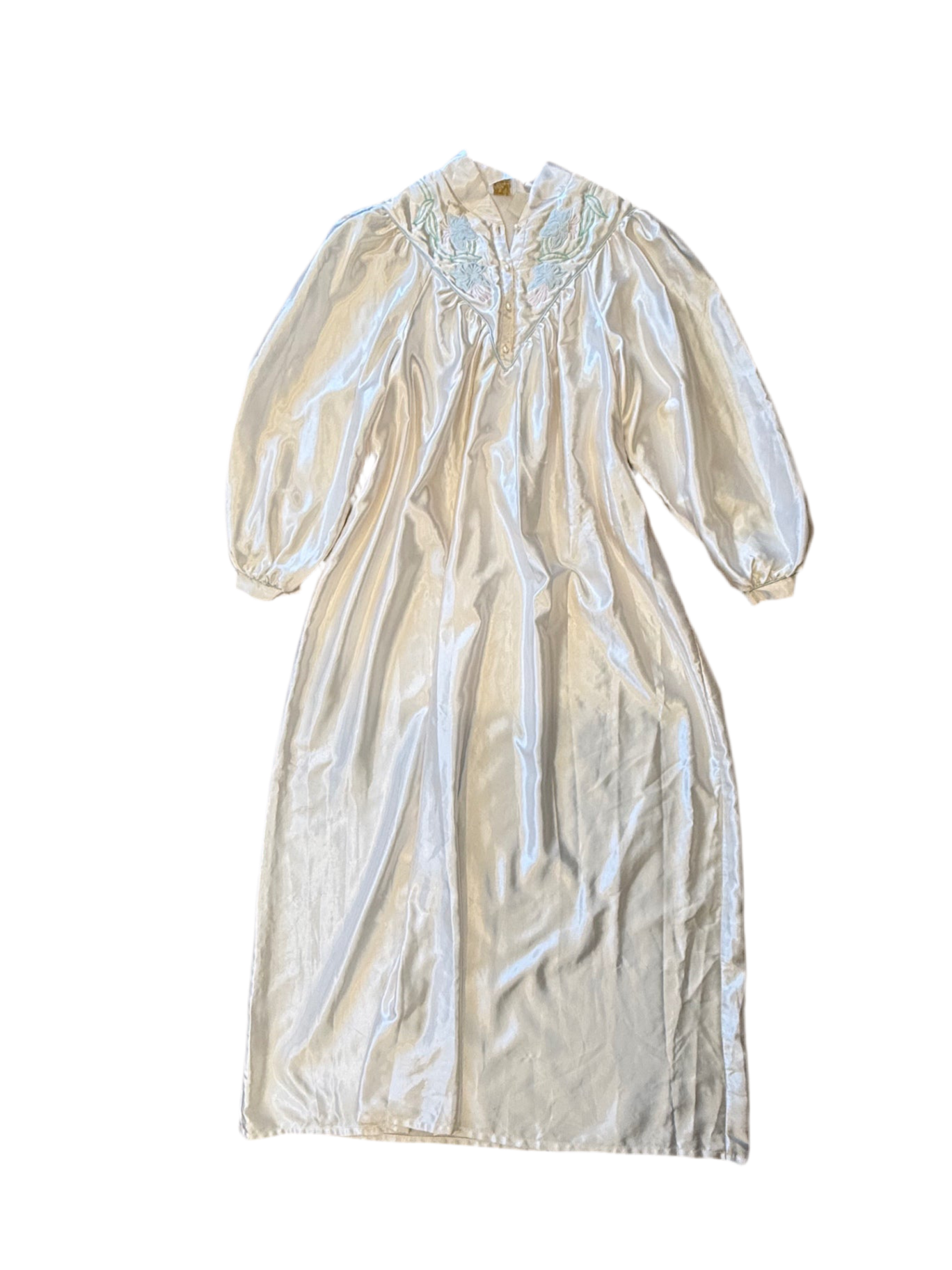 ivory night dress Gown – Agave Jones LowStock:43706391789619