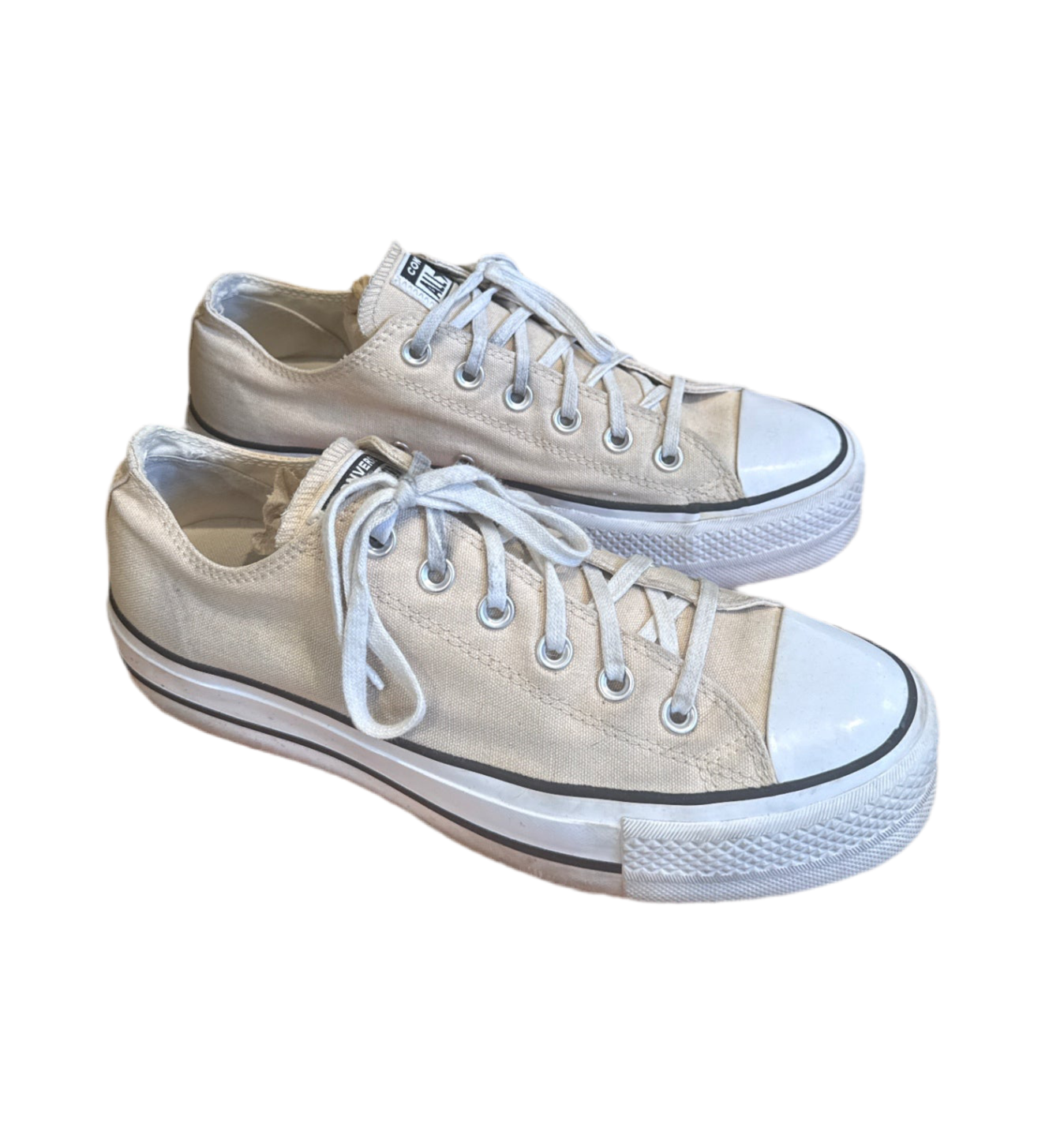 Converse Sneakers 9.5 Beige