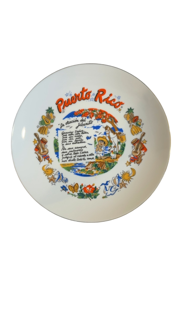 Puerto Rico Decorative Plate