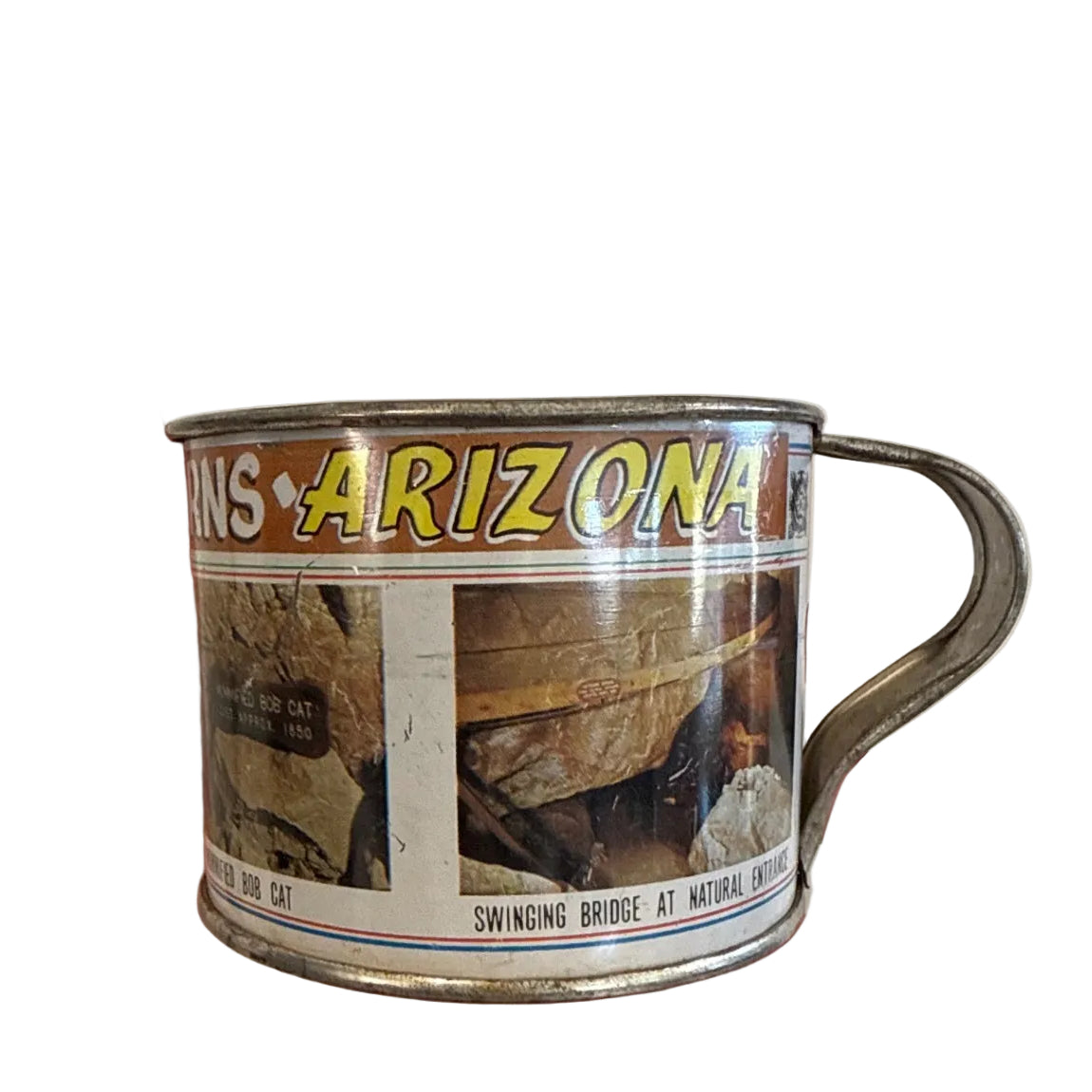 Vintage Collectors Tin Cup Grand Canyon