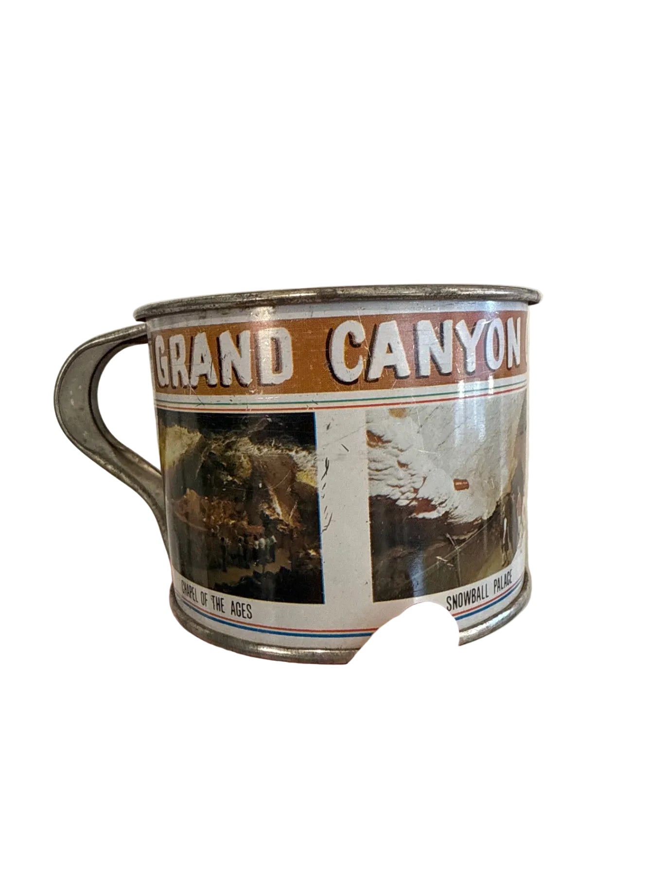 Vintage Collectors Tin Cup Grand Canyon