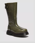 Dr. Martens Buzz High Olive Green Eclipse Leather Boots *NEW*