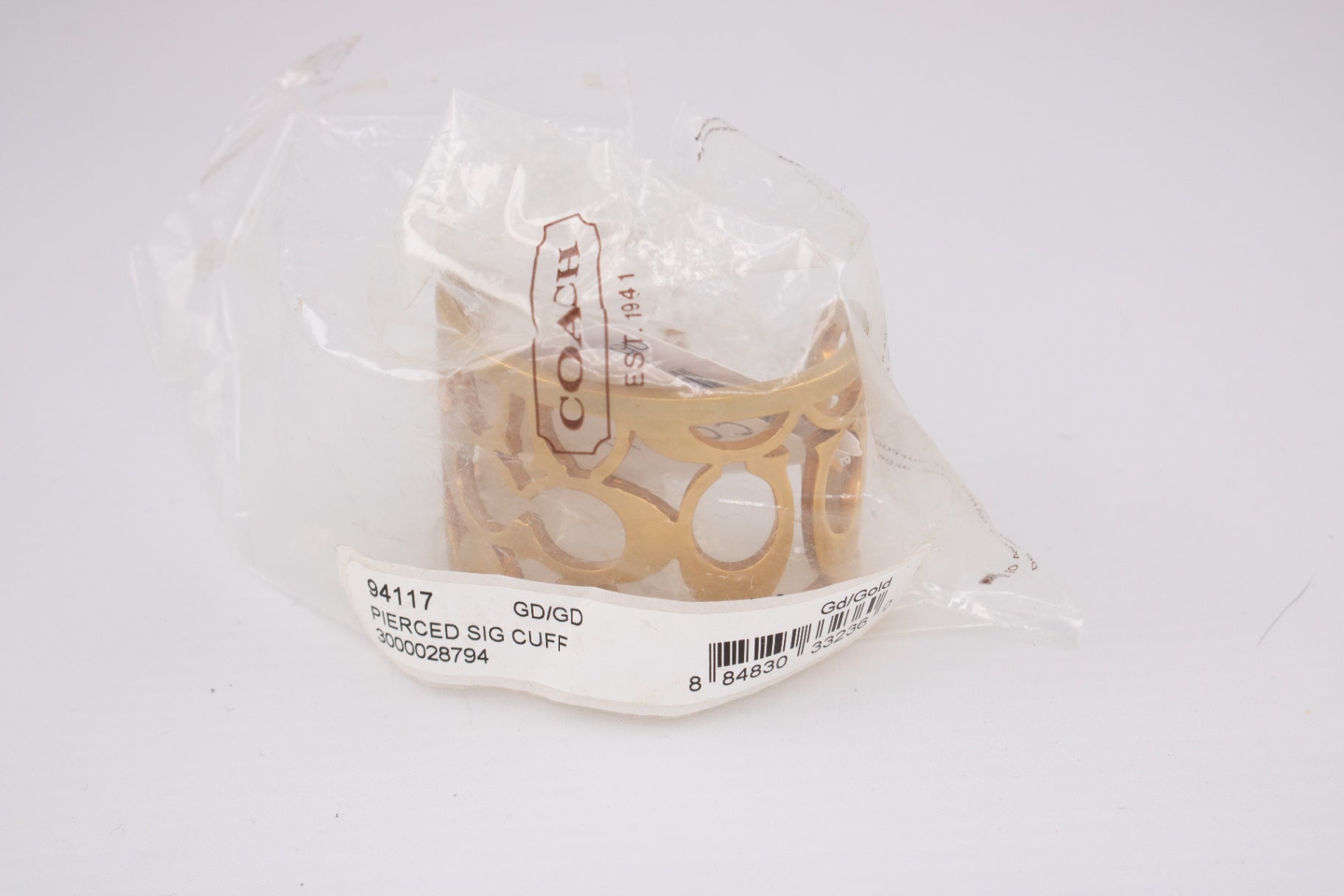 Coach Gold Cuff Bracelet