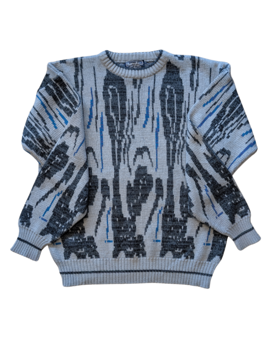 90's Black/Grey Knit