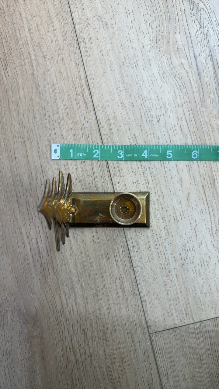 Brass Xmas Tree Candle Holder