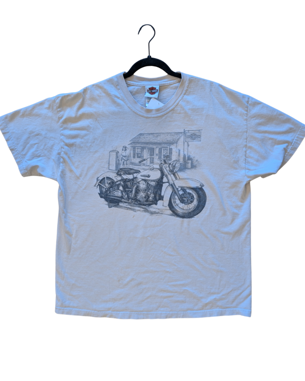 Harley Tan Motorcycle/Chicago Tee