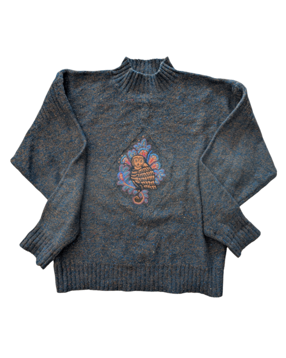 Vintage Owl Sweater
