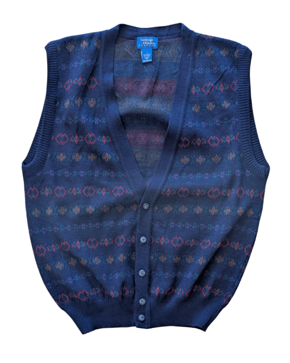 Navy Cambridge Classics Vest