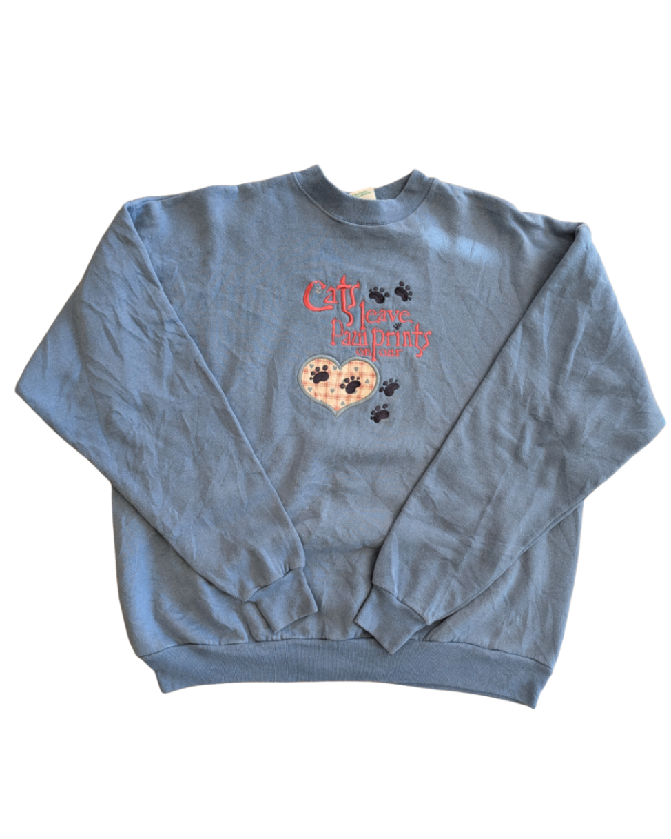 Cats Leave Pawprints Crewneck
