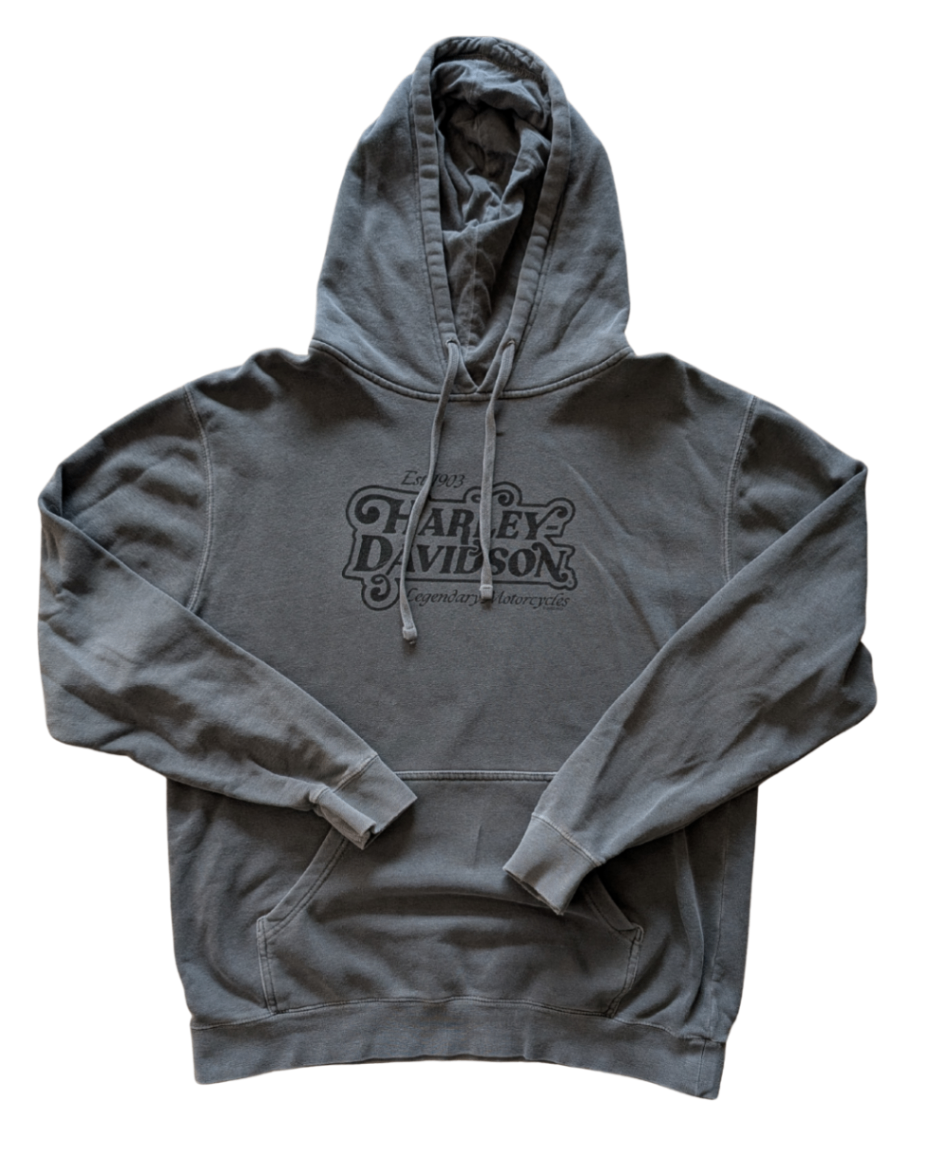 Harley Davidson Hoodie Gray