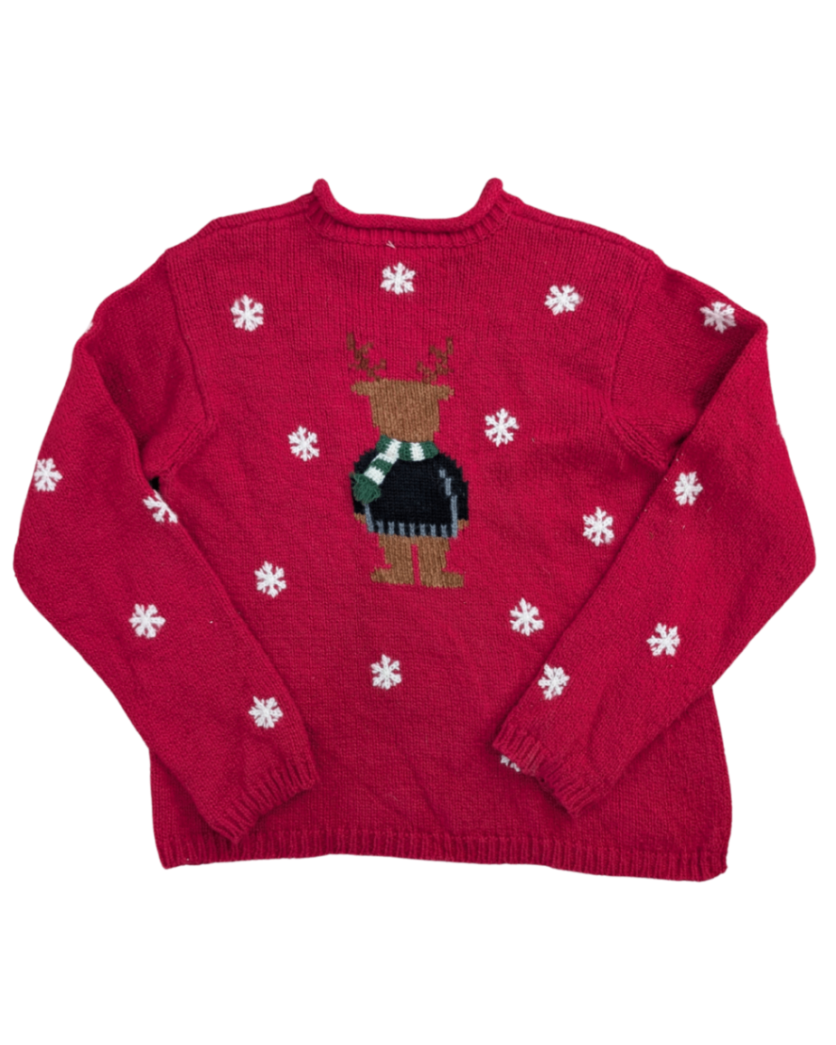 Reindeer Sweater Red
