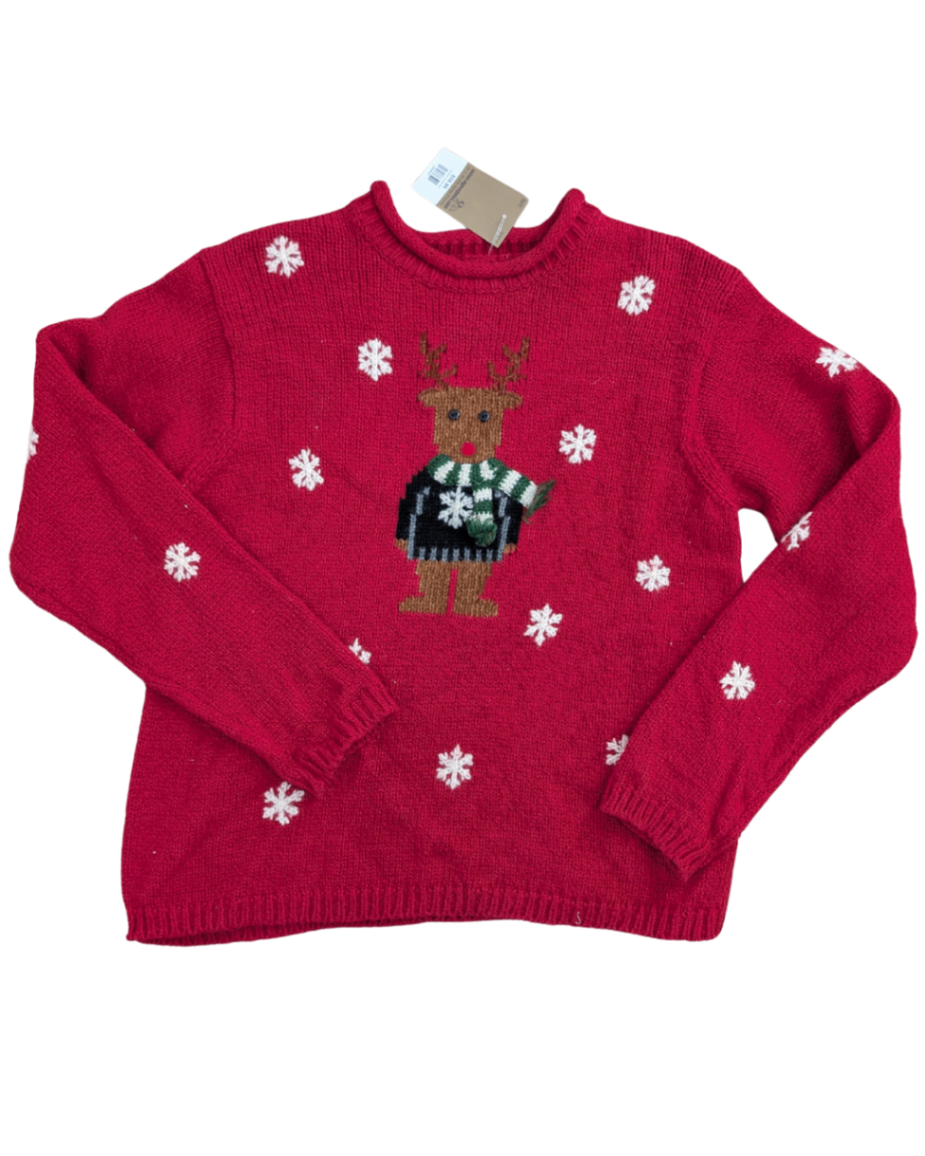 Reindeer Sweater Red