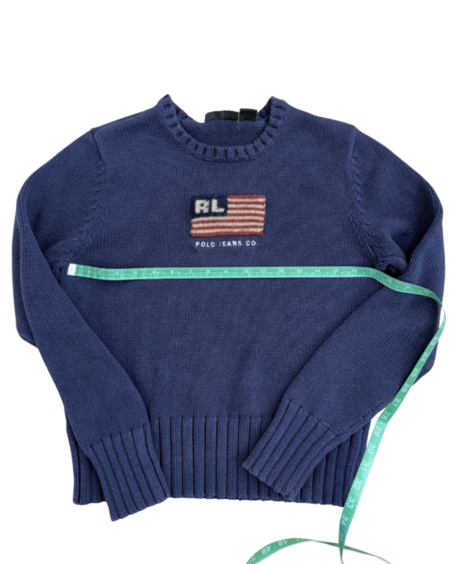 Polo Jeans Co. Sweater Large Blue