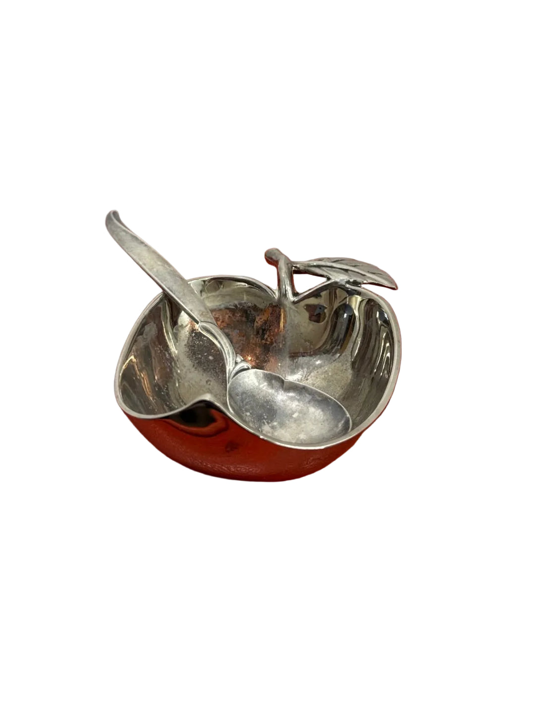 Silver Plated Apple Dish