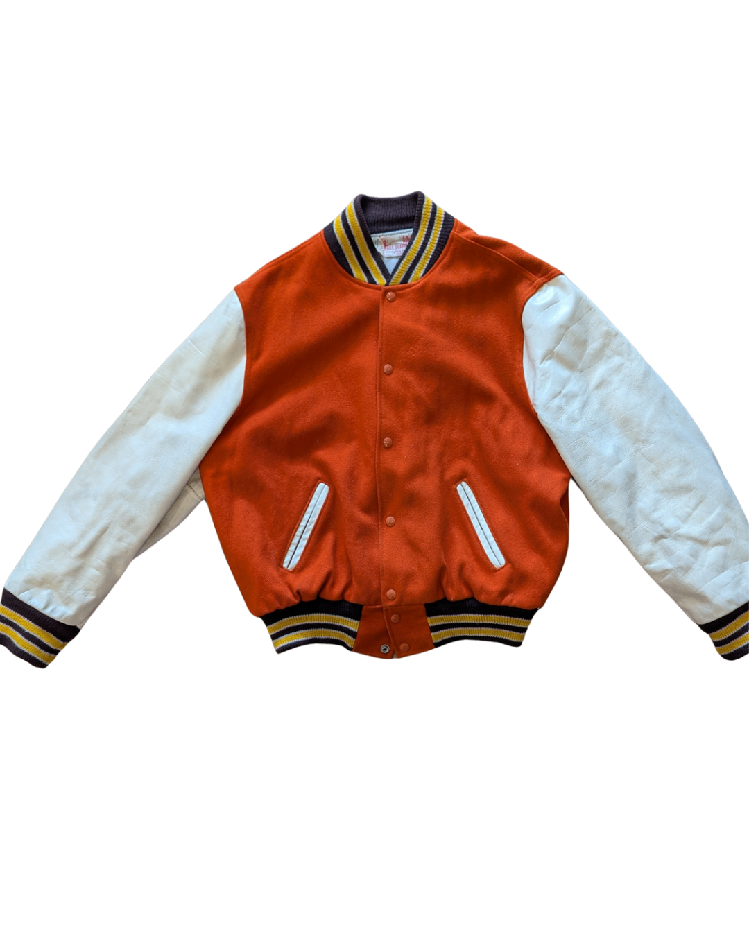 Bill Beard Jacket XL Orange and cream