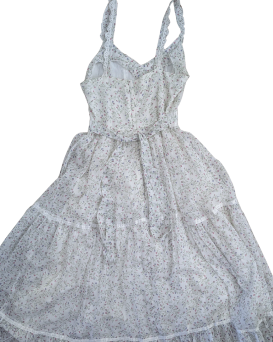 Vintage Gunne Sax Floral Dress Set - XS