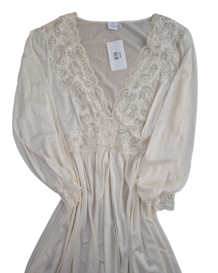 Cream Lace Robe - XL