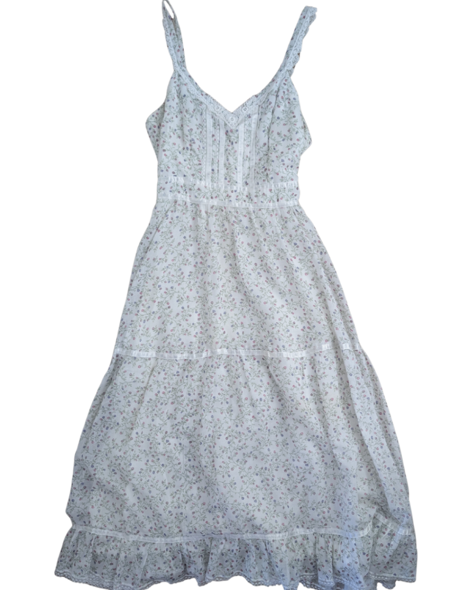 Vintage Gunne Sax Floral Dress Set - XS