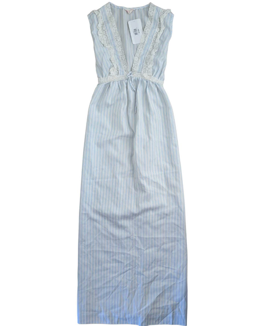 Vintage Striped Nightgown - L