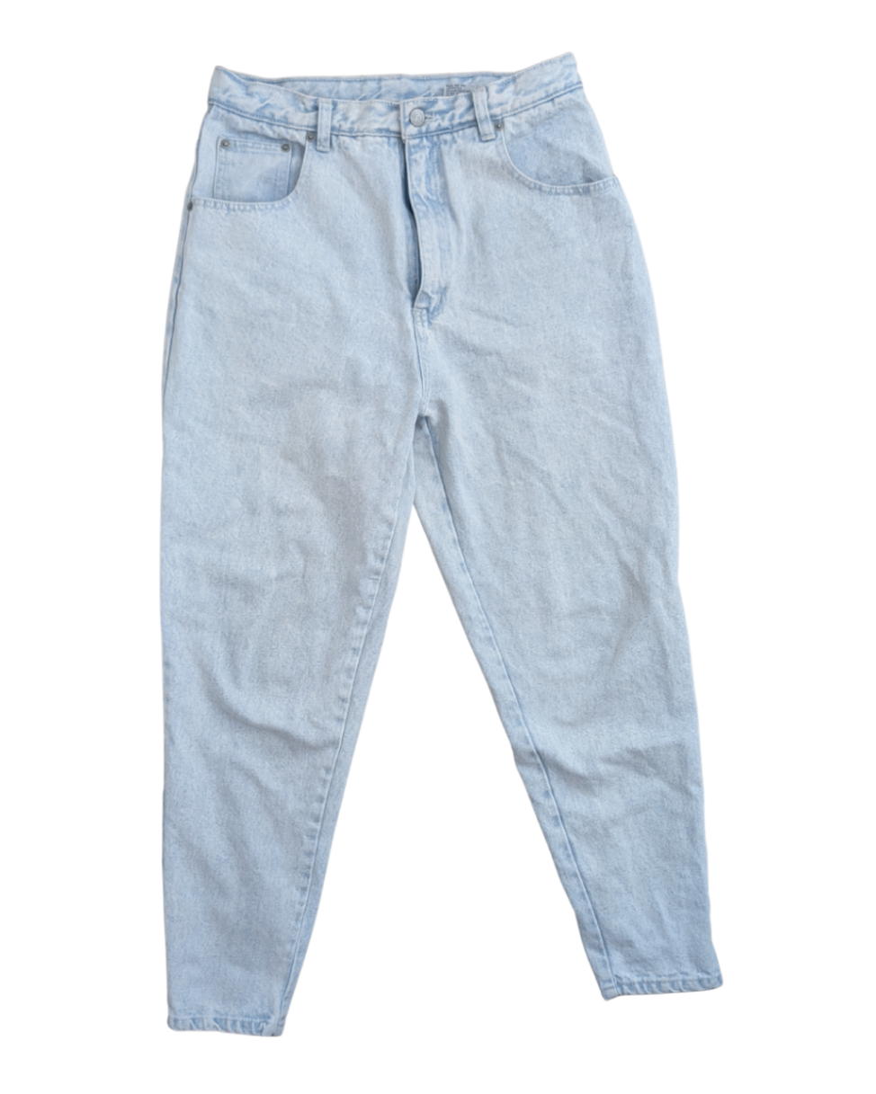 Heart Button Snap Denim Jeans Lightwash 17/18