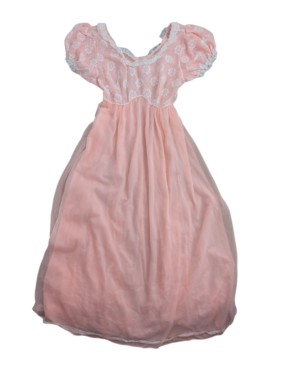 Nightgown Cape and Dress Peach