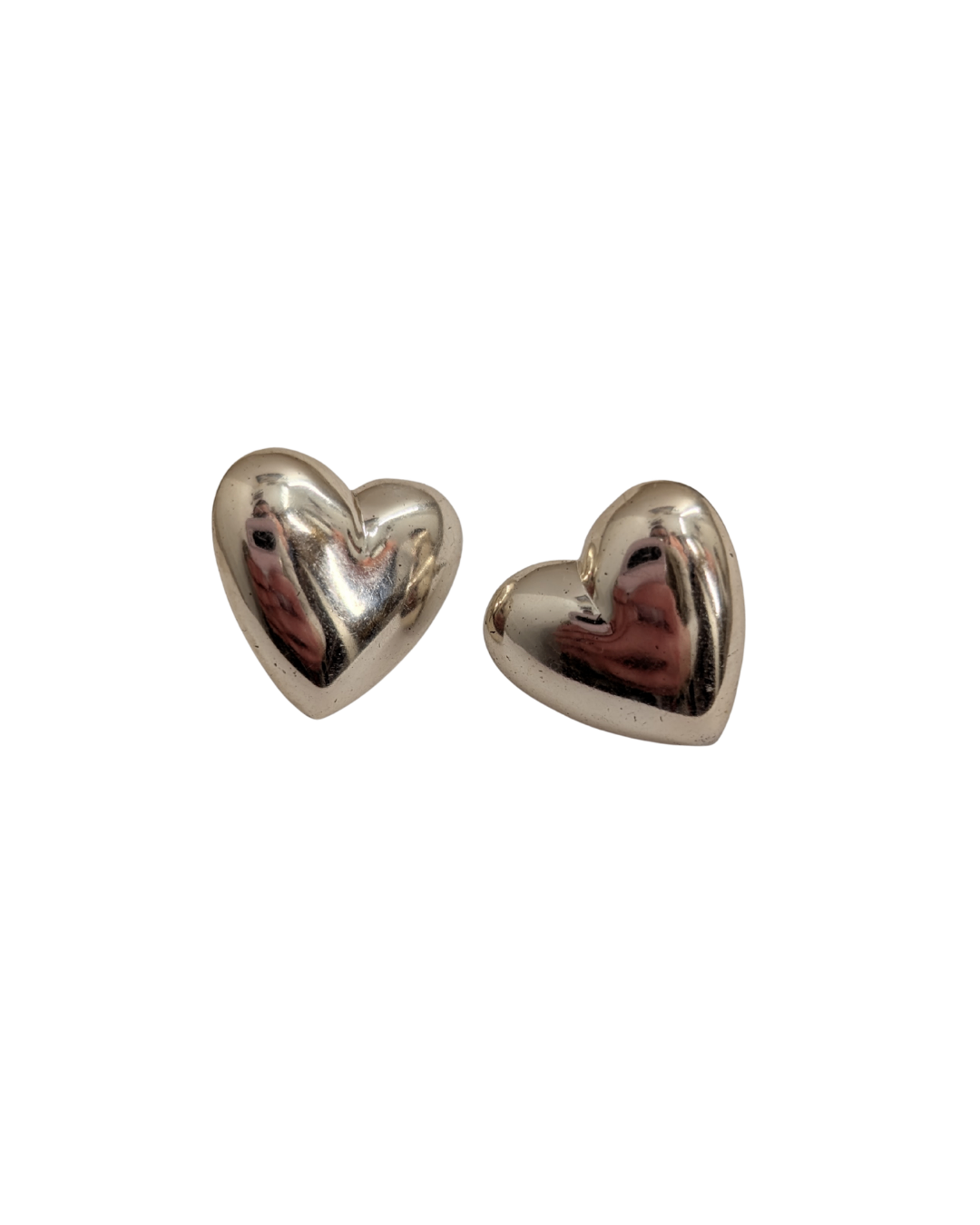 Silver Heart Earrings