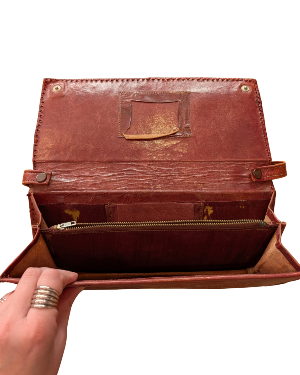 Vintage 70/80's Elephant Leather Purse