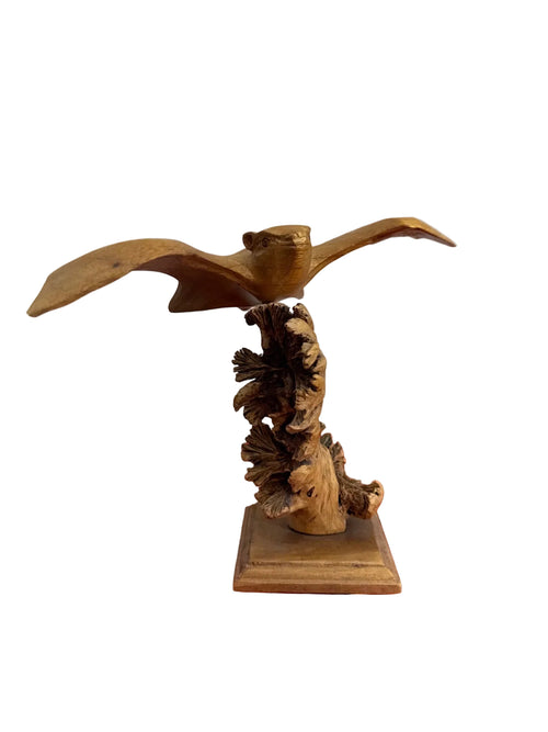 Bat Wood Sculpture