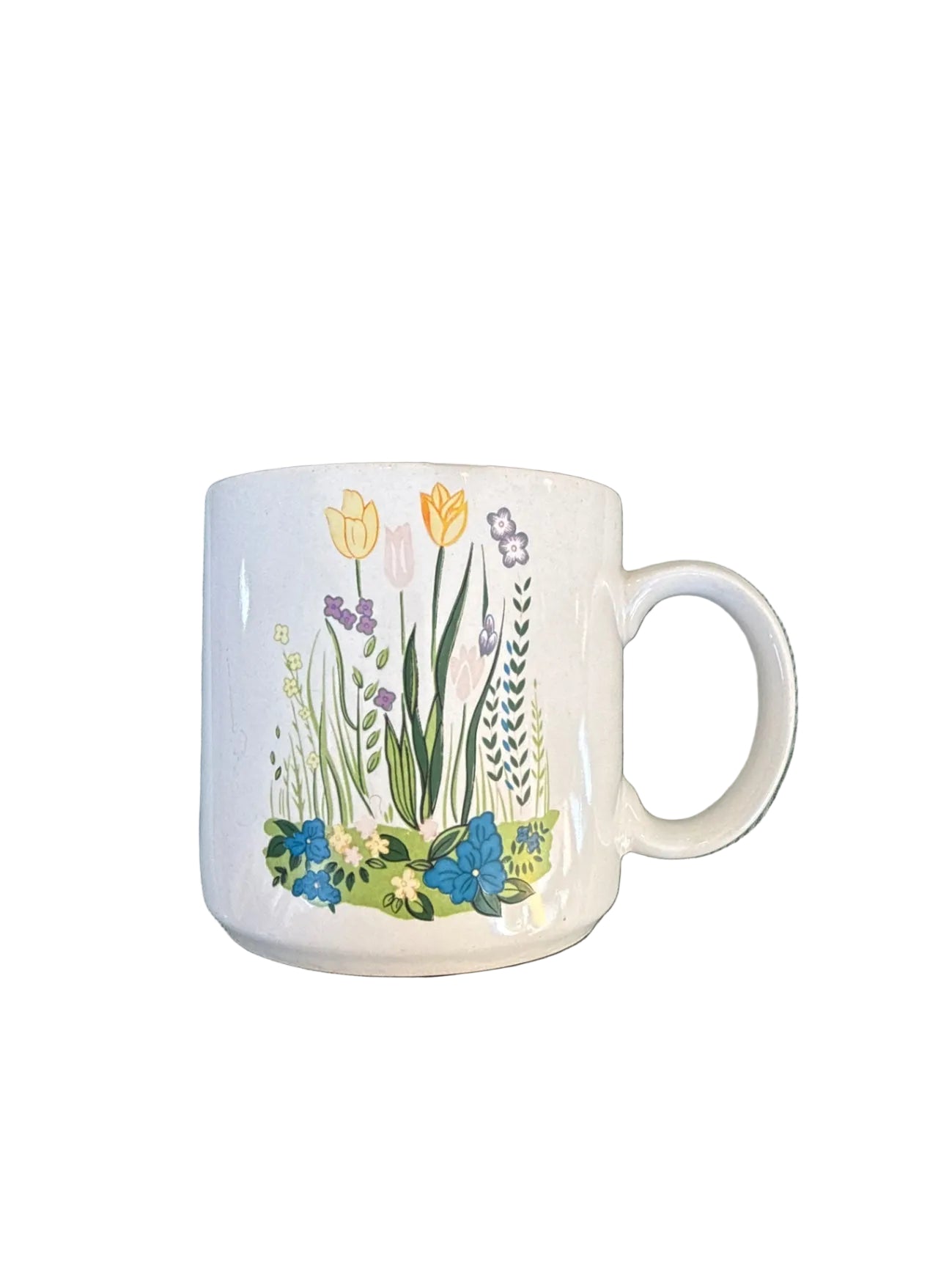 Flower Mug White