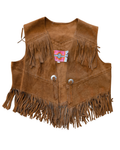 Leather Fringe Vest - 18