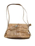 Eel Leather Handbag 1980’s Tan