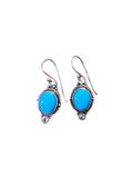Silver Earrings Turqouise