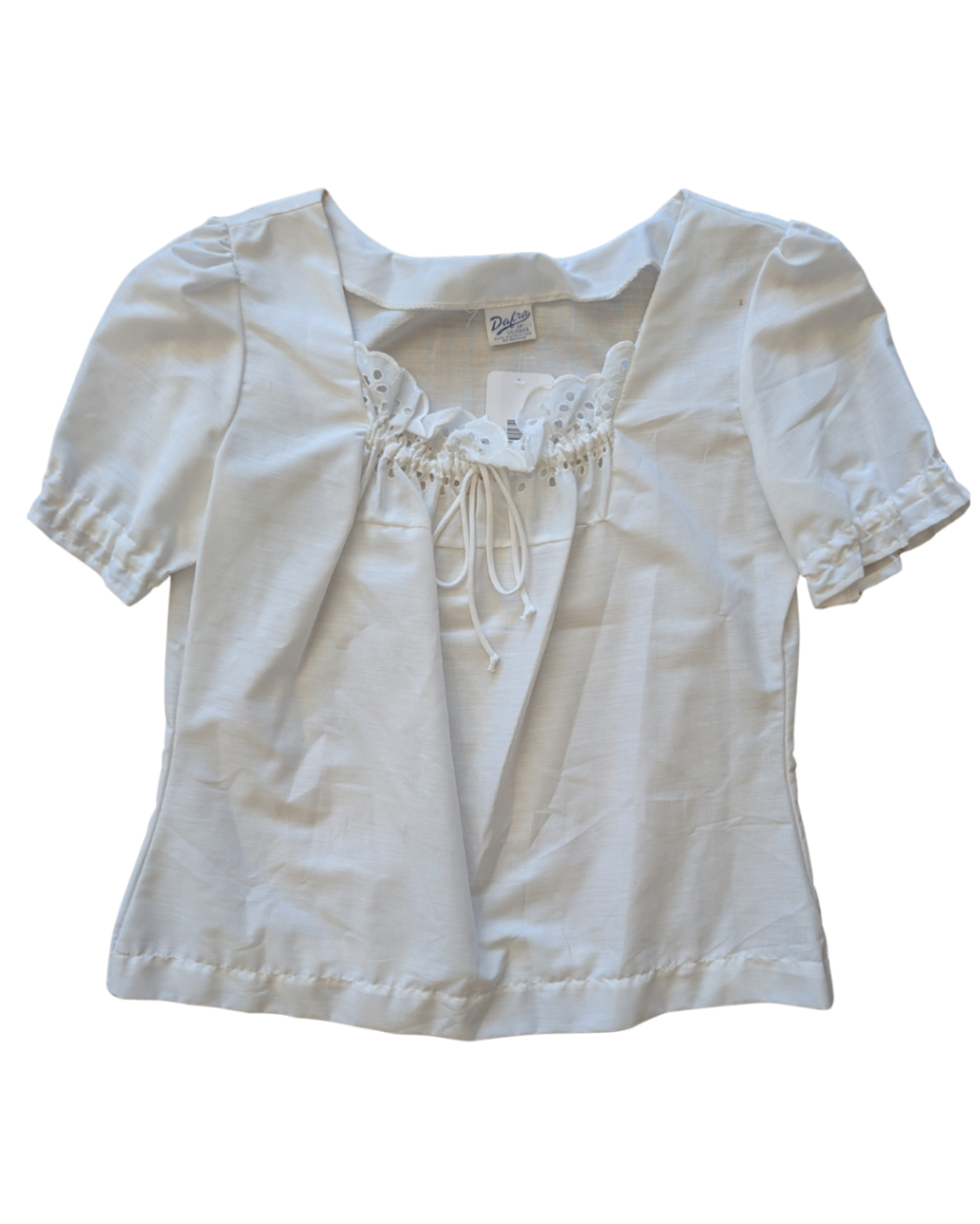 Vintage White Blouse - XL