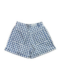 Paris Blues Shorts 27 Blue and white Check