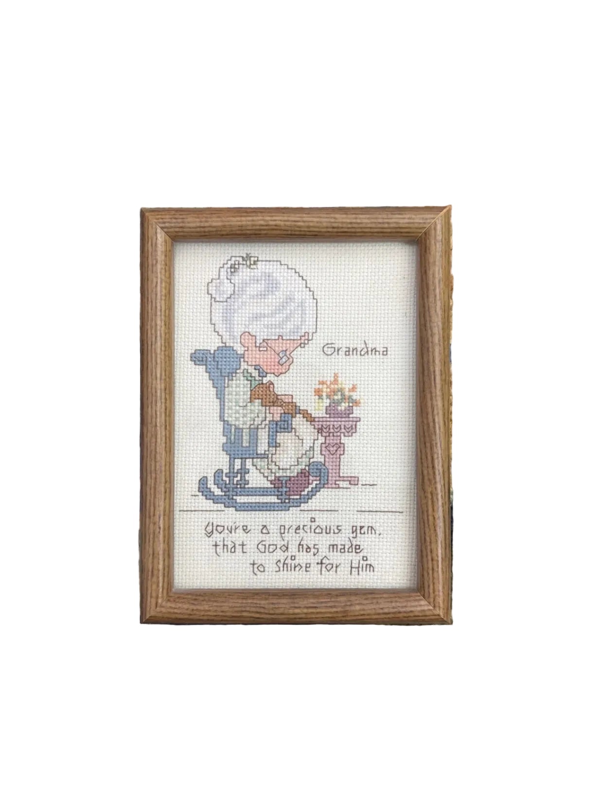 Precious Moments Cross Stitch Grandma