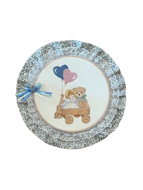 Baby Cross stitch Hoop
