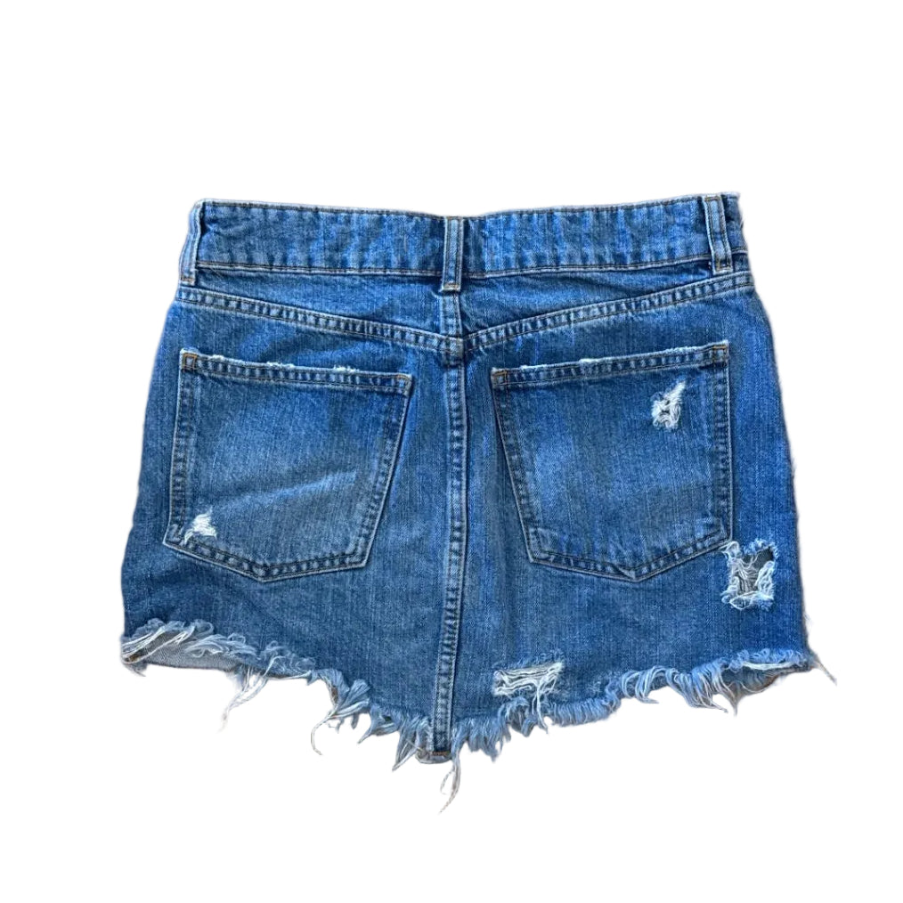 Free People Floral Skirt Blue - 25