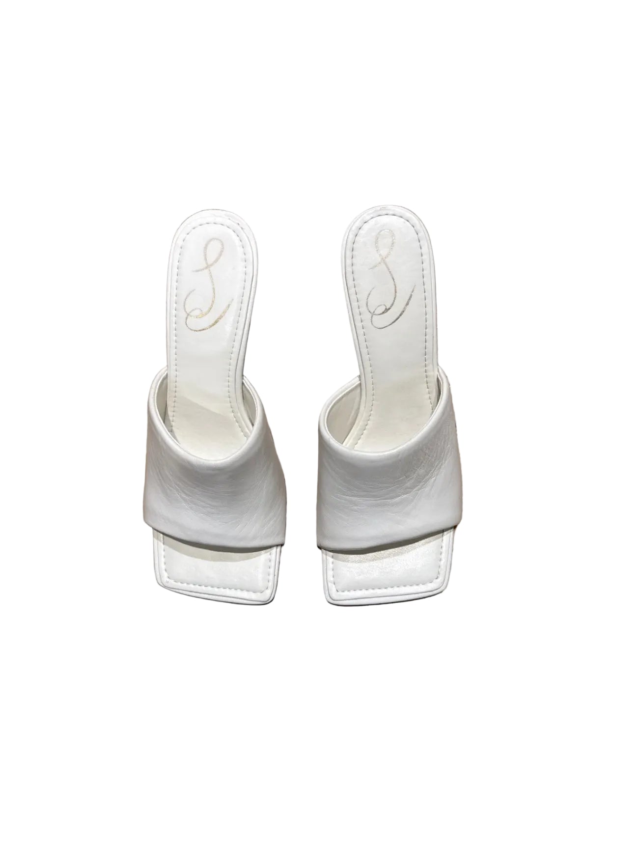 Same Edelman Heels 8 White