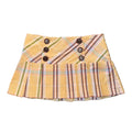 Y2K Plaid Skirt Yellow - S