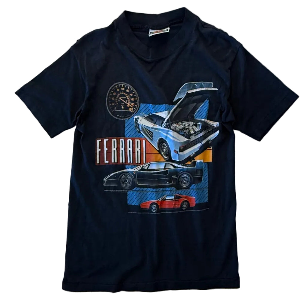 90’s Ferrari T-Shirt Black - M