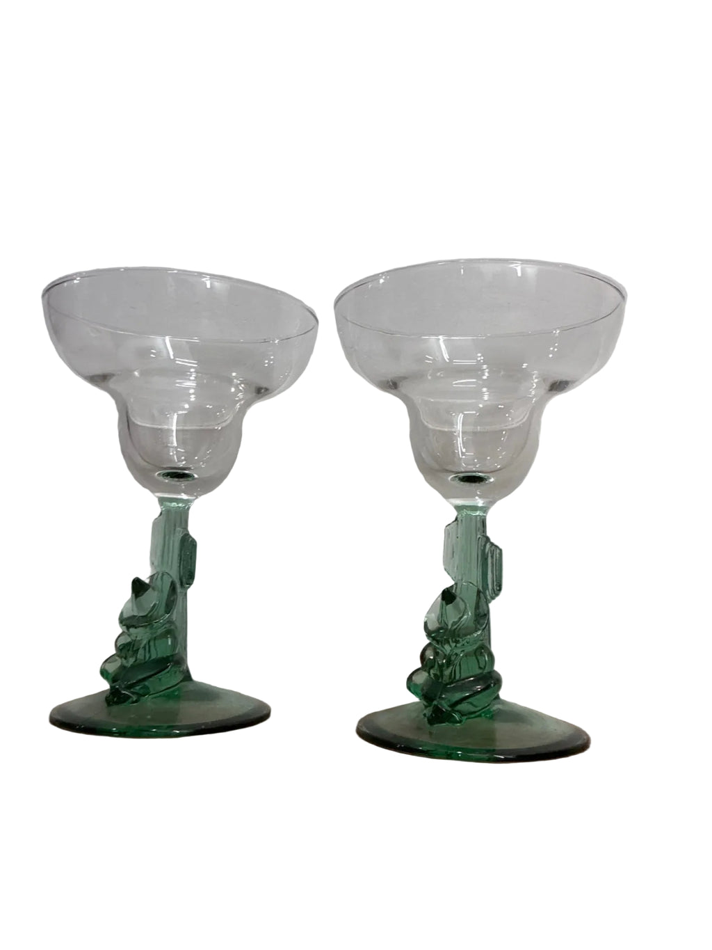 Siesta Margarita Glass Clear with Green