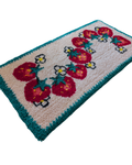 Vintage Strawberry Rug 28"x53"