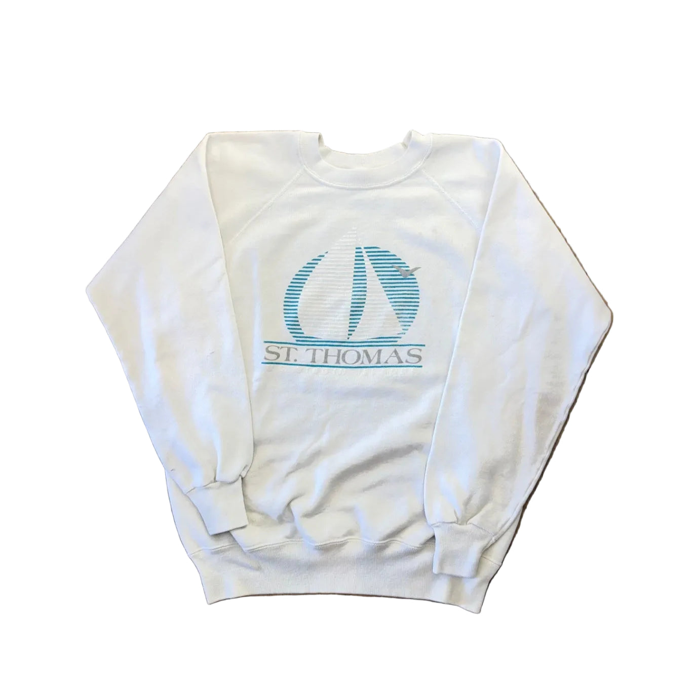 St. Thomas Crewneck White - M