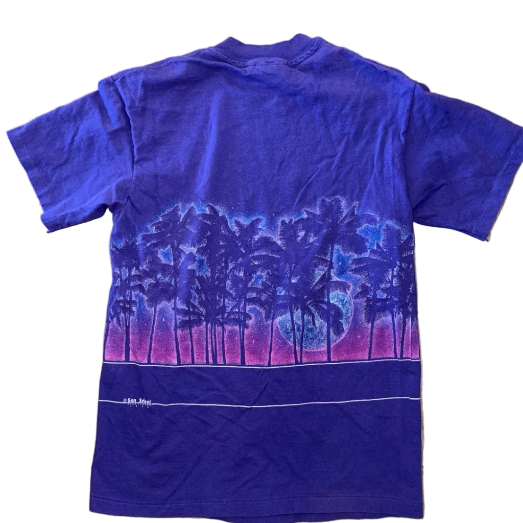 Hawaii Sparkle T-Shirt Purple - M