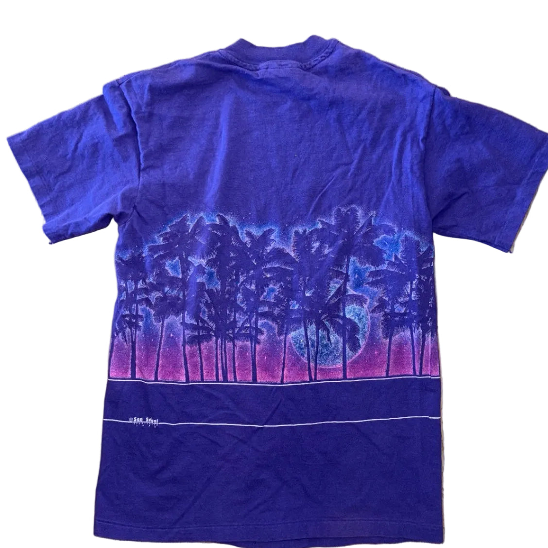 Hawaii Sparkle T-Shirt Purple - M