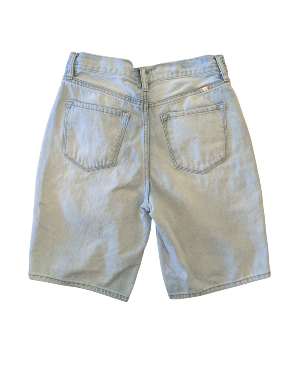 Light Blue Denim Shorts - 27