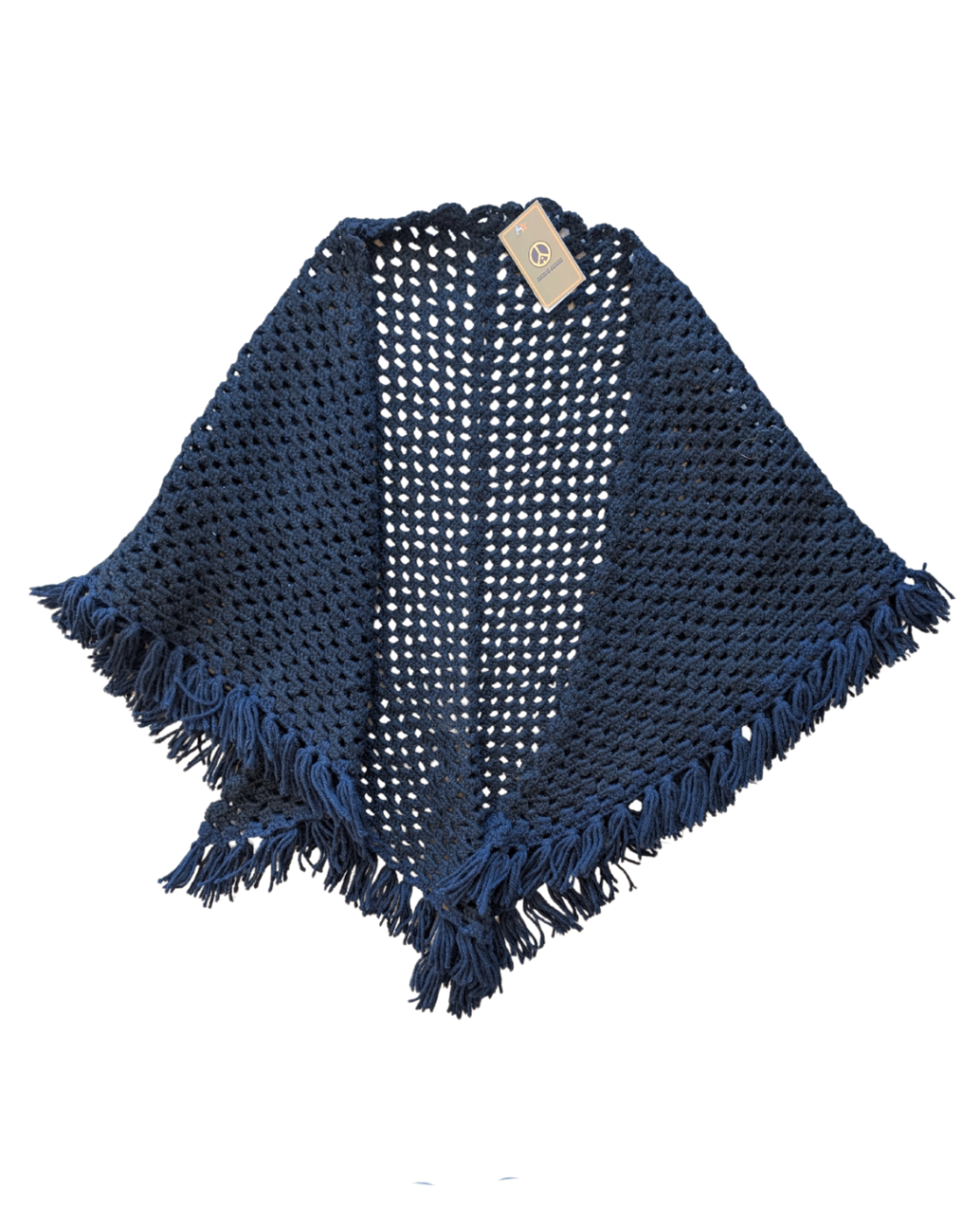 Crochet Shawl Black