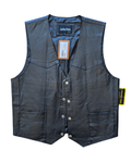 Black Leather Works Vest NWT - S (Mens)