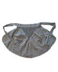 Black Gingham Apron
