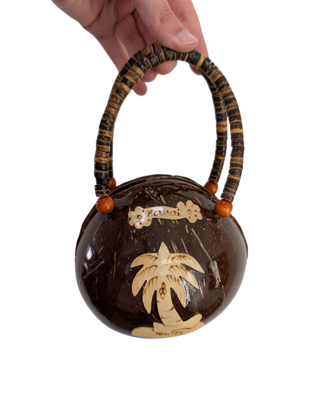 Brown Coconut Purse